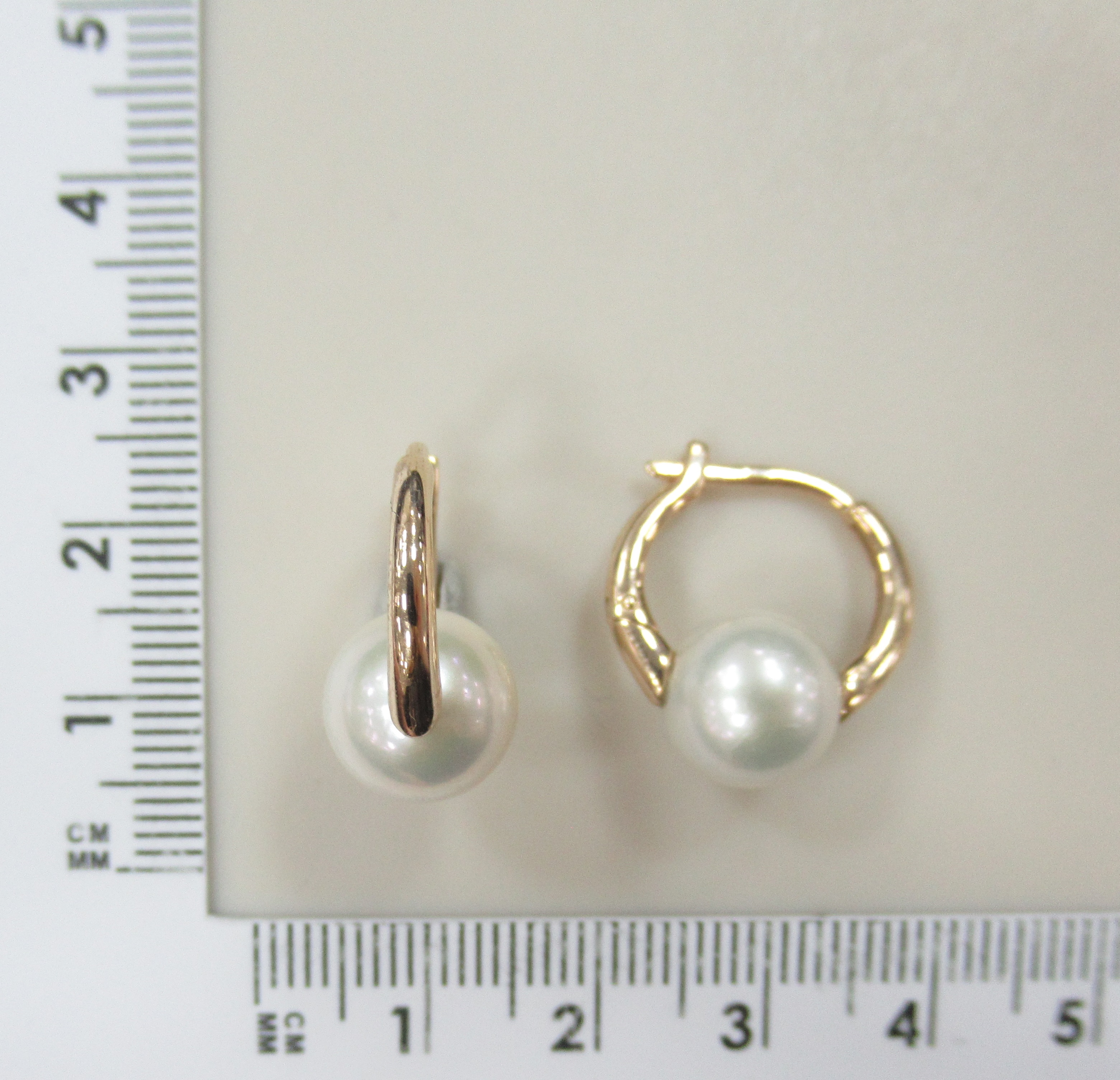 Серьги из золота с жемчугом